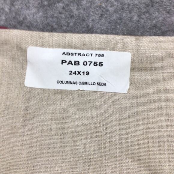 Kuk May Pillow Shams Abstract Purple Embroidered 20 x 20‎ Set Of 2 NWT 24 x 19 - Picture 7 of 12